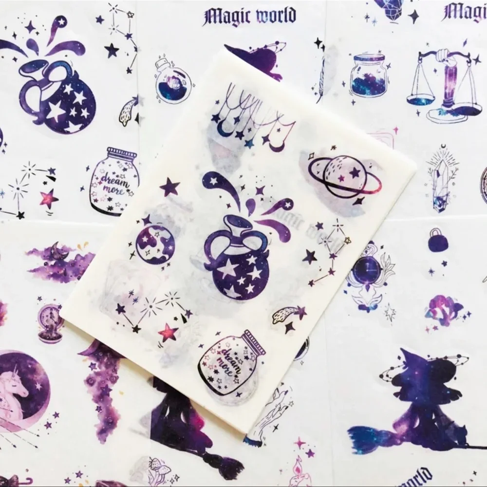 $2 WITCH STICKERS. NEW. 6 SHEETS PER PACKAGE. $2 WITH ANY $10 ORDER OR MORE